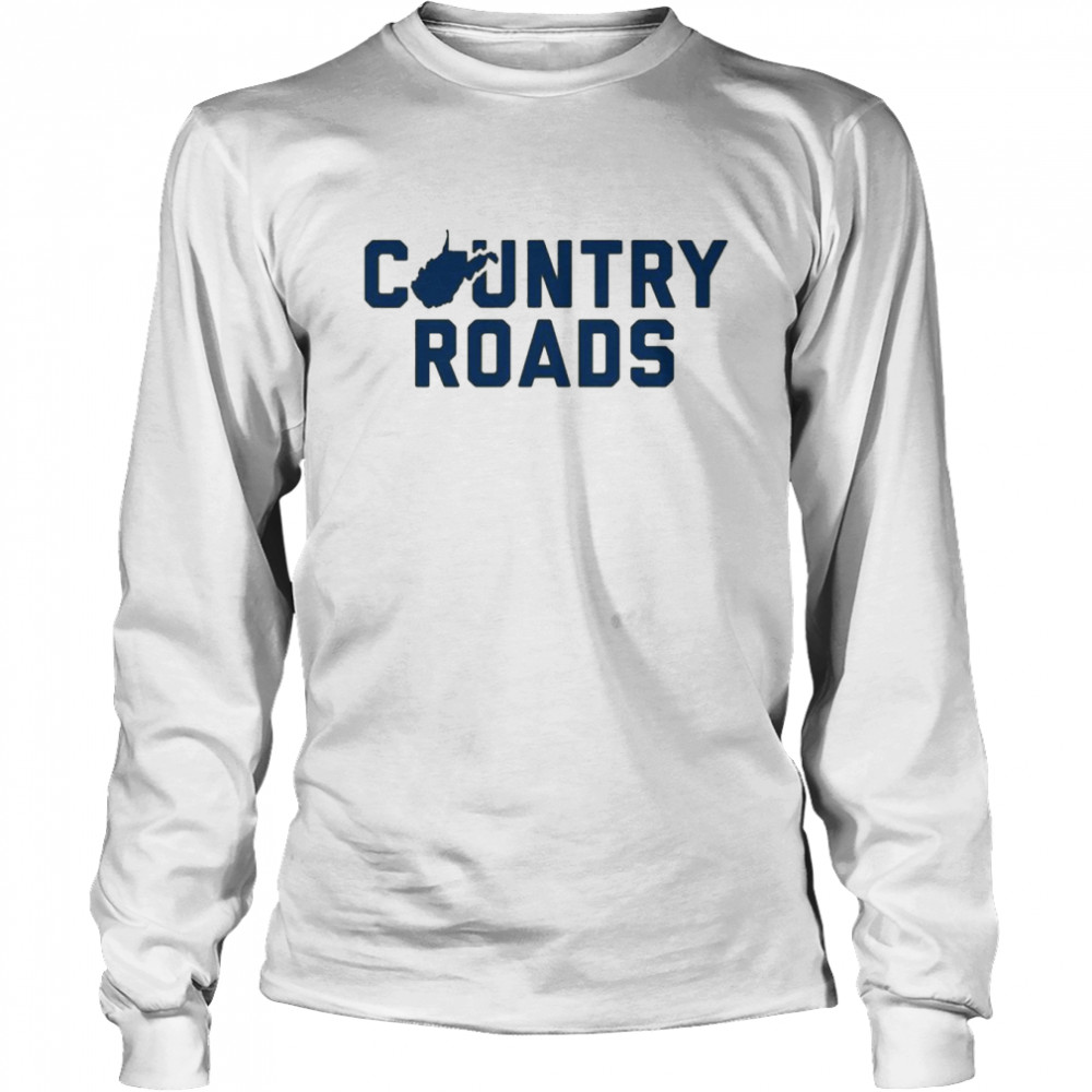 West Virginia Mountaineers Country Roads Gold  Long Sleeved T-shirt