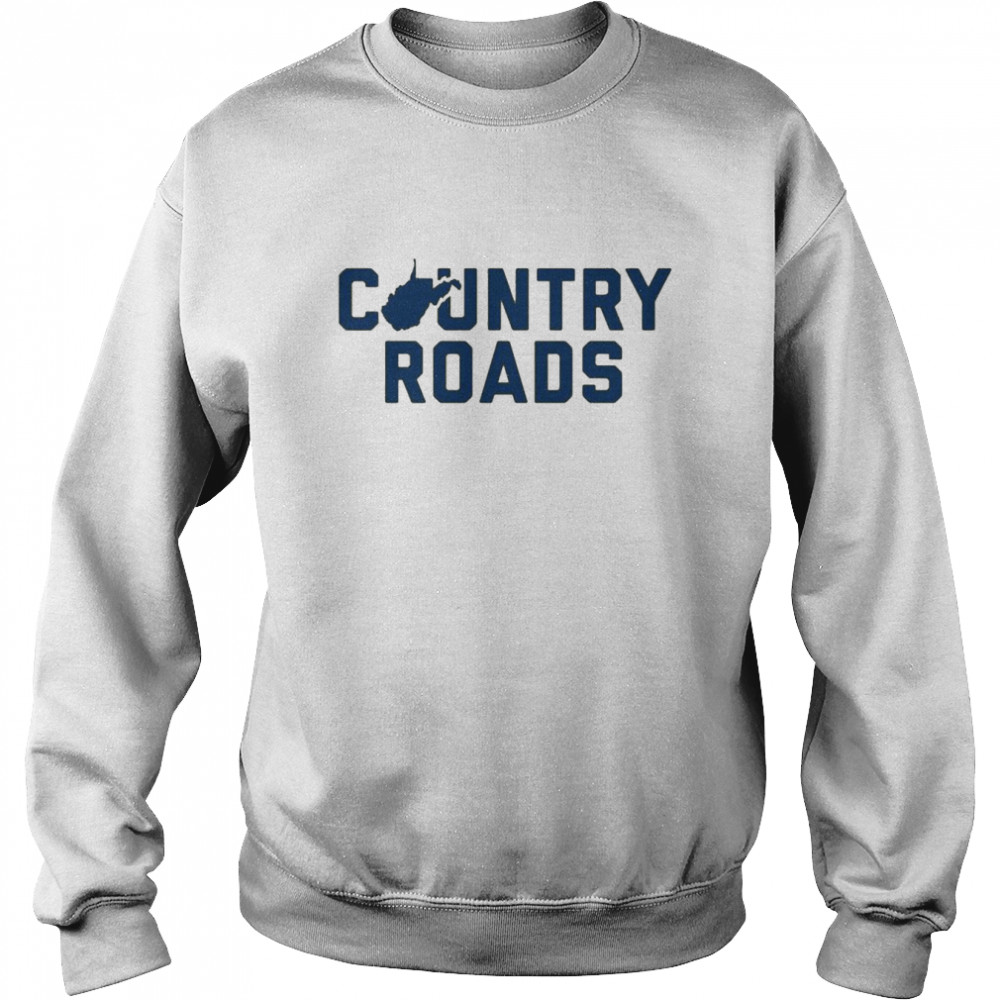 West Virginia Mountaineers Country Roads Gold  Unisex Sweatshirt