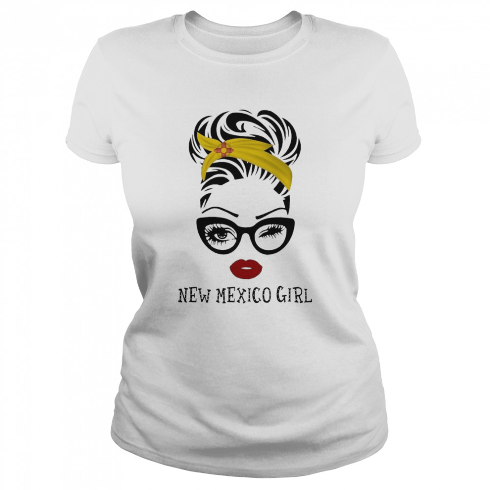 Wink Eyes New Mexico Girl  Classic Women's T-shirt