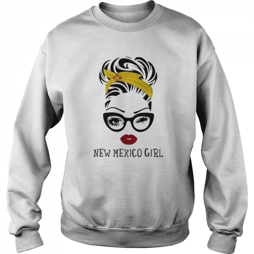 Wink Eyes New Mexico Girl  Unisex Sweatshirt