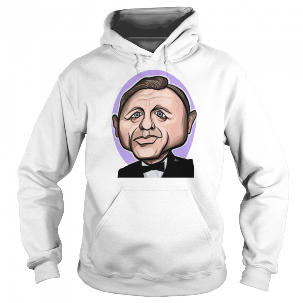 Animated Face Daniel Craig shirt Unisex Hoodie