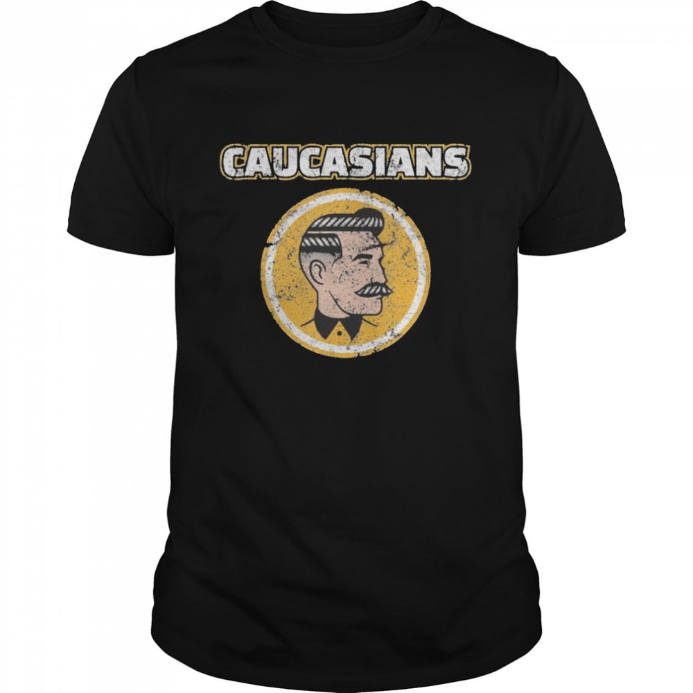 Caucasian Vintage Caucasians Pride retro T- Classic Men's T-shirt