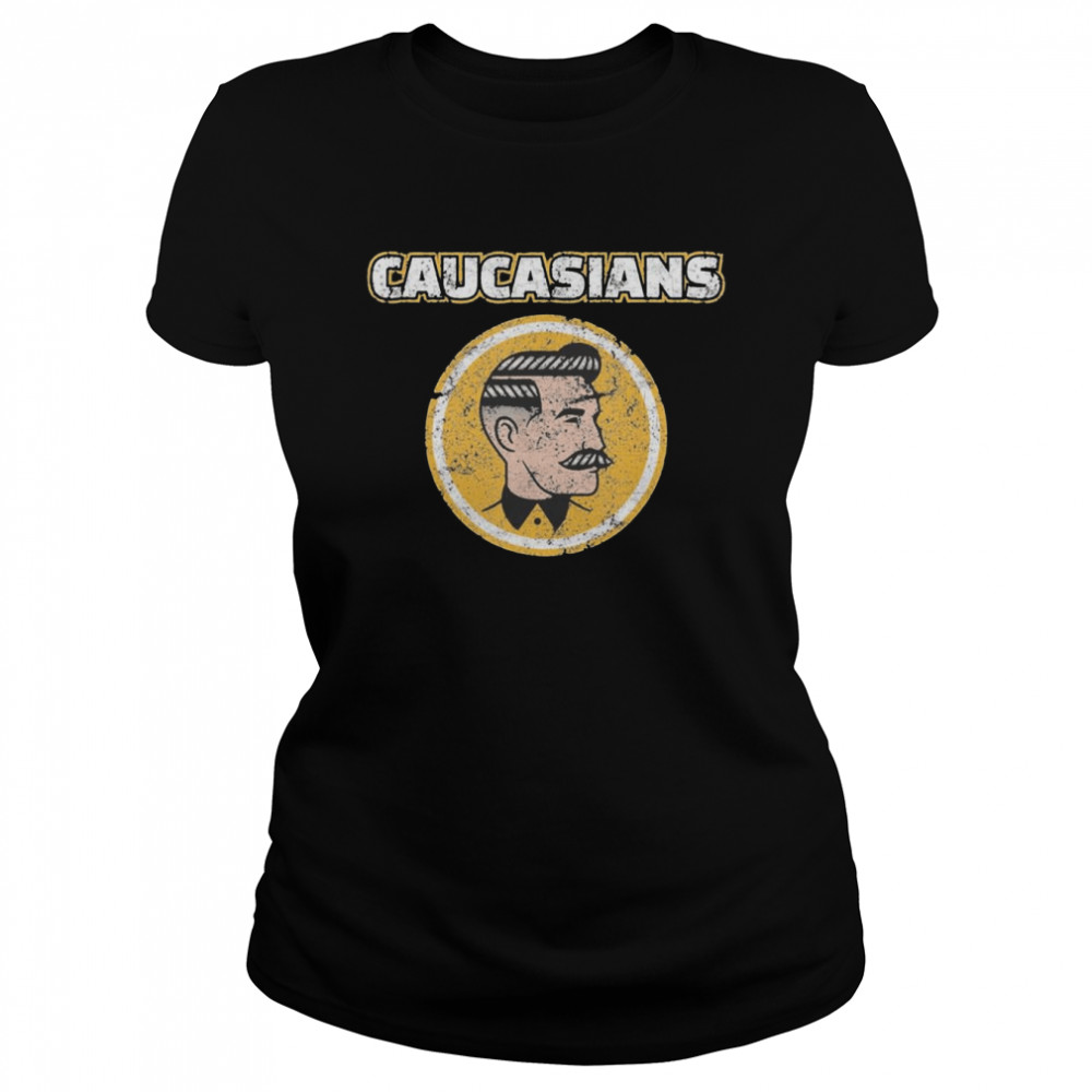Caucasian Vintage Caucasians Pride retro T- Classic Women's T-shirt