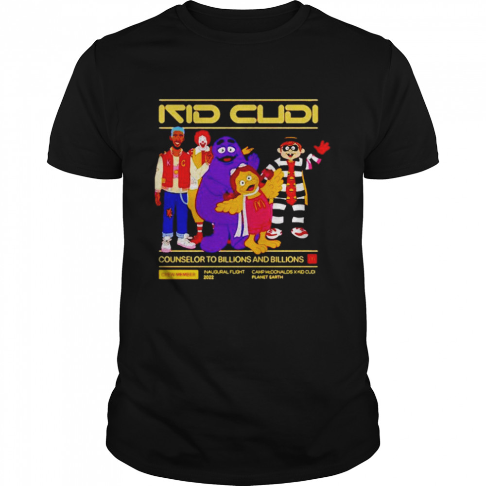 Kid Cudi X Camp Mcdonald’s shirt