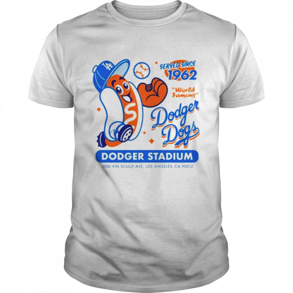 Dodger Dogs, Iconic T-shirt Celebrating 1962 Onwards - Olashirt