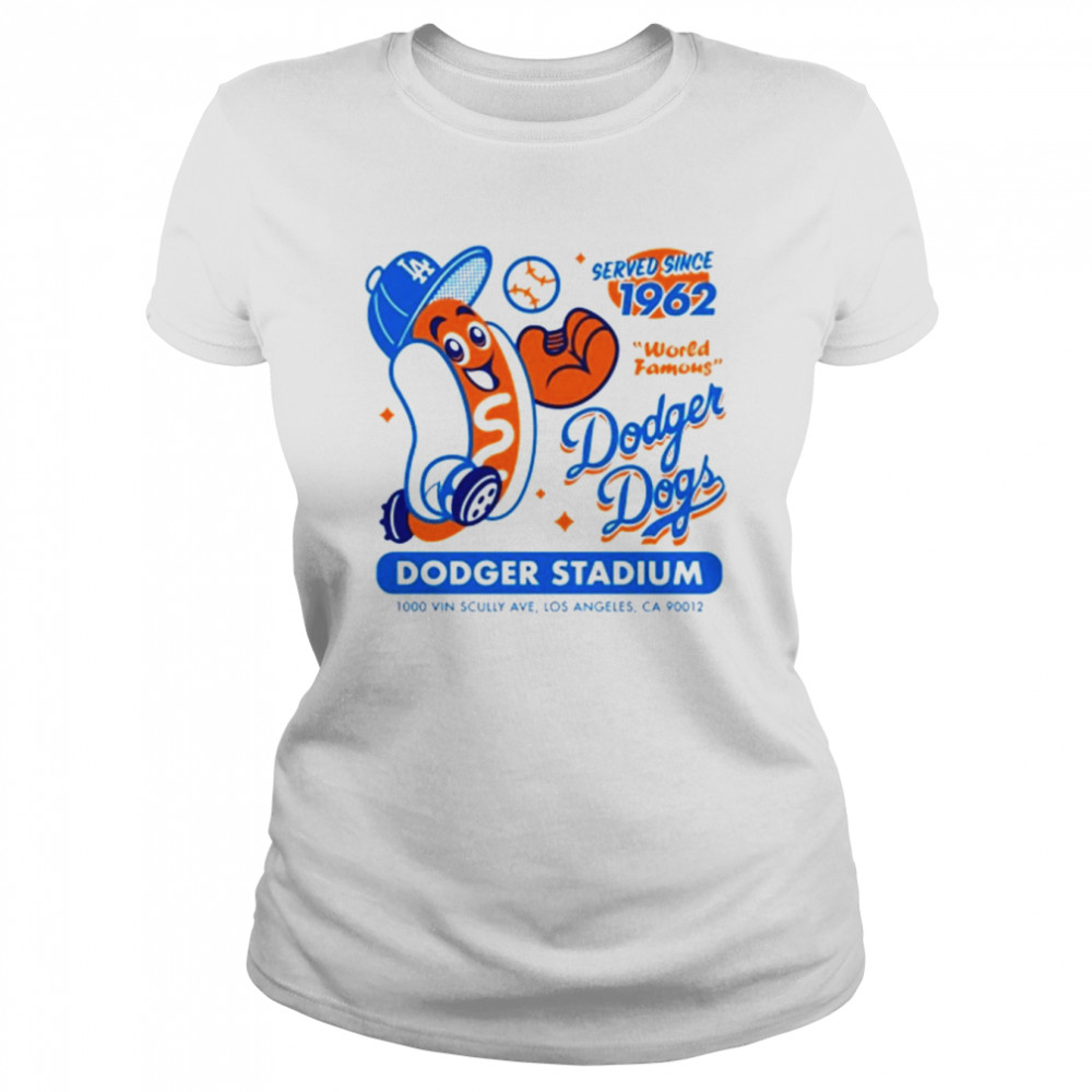 Dodger Dogs, Iconic T-shirt Celebrating 1962 Onwards - Olashirt