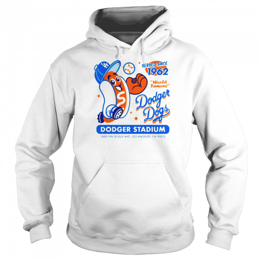 Dodger Dogs, Iconic T-shirt Celebrating 1962 Onwards - Olashirt