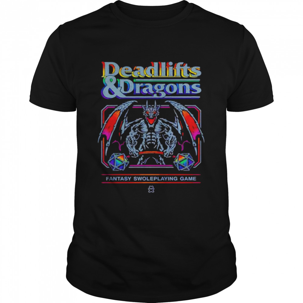 Deadlifts and dragons fantasy swoleplaying game unisex T-shirt Classic Men's T-shirt