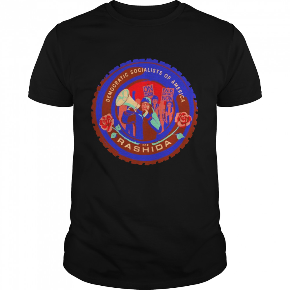 Democratic socialists of America for rashida shirt Classic Men's T-shirt
