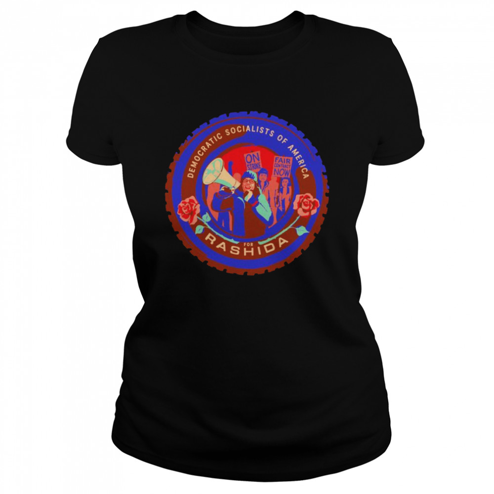 Democratic socialists of America for rashida shirt Classic Women's T-shirt
