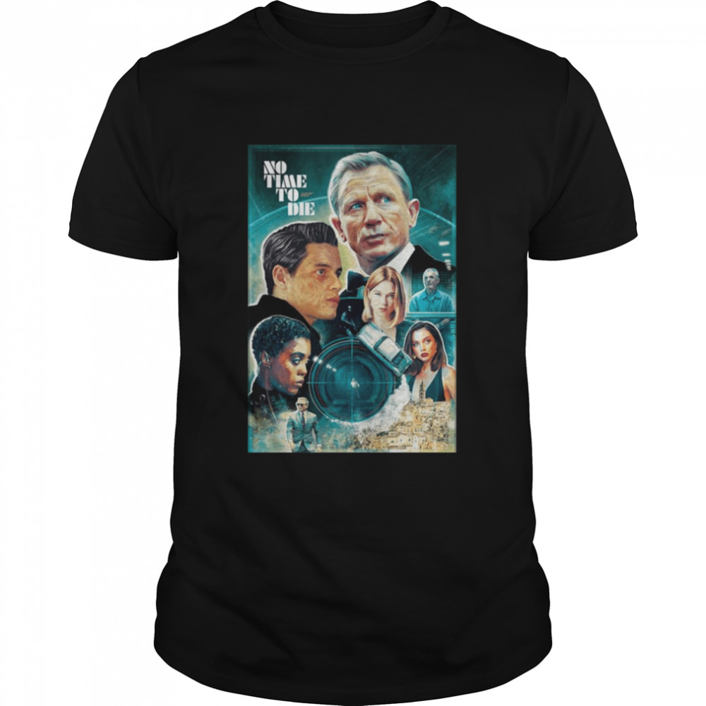 Hot Mobie No Time To Die Daniel Craig Time shirt Classic Men's T-shirt
