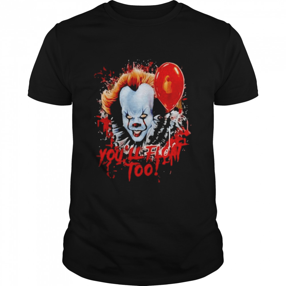 It horror you’ll float too Halloween shirt