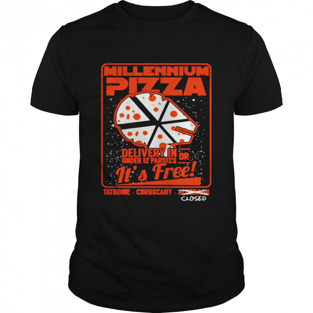 Millennium Pizza delivery in under 12 parsecs or it’s free shirt Classic Men's T-shirt