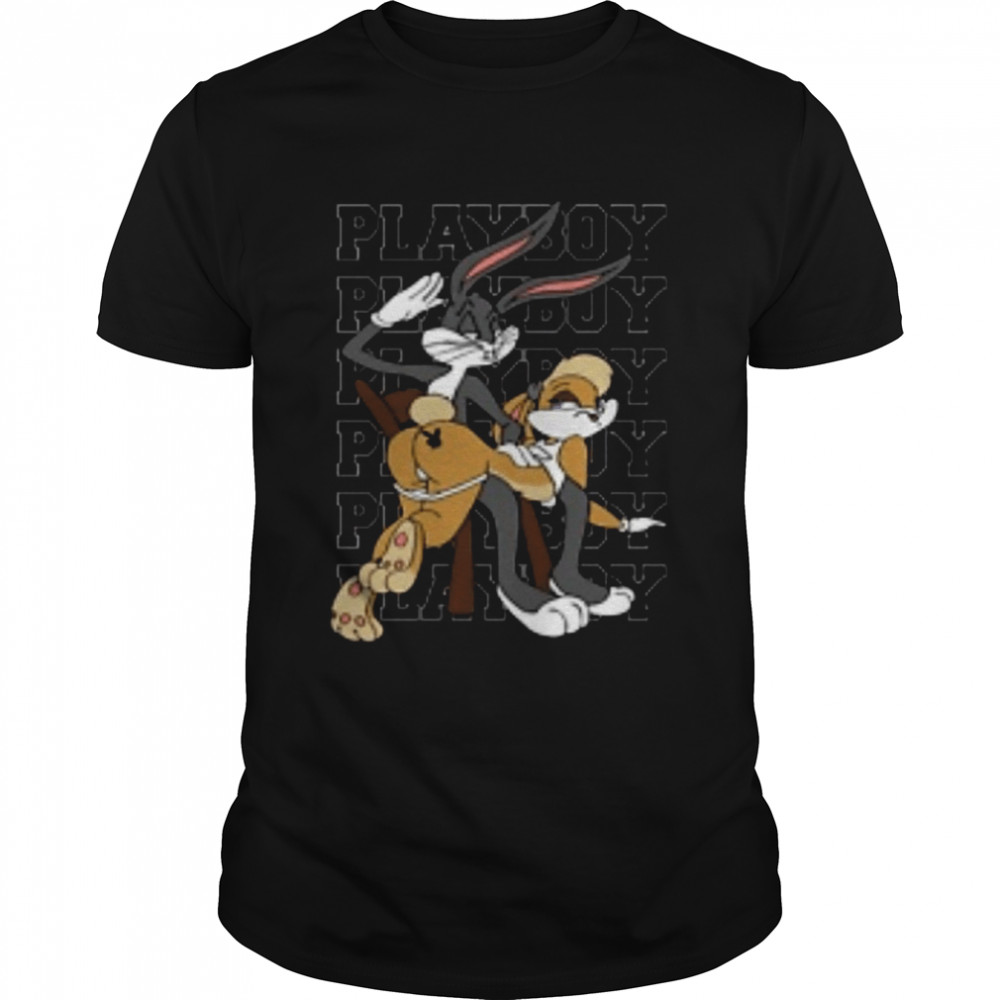 Playboy Just Do It Bugs Bunny And Lola Looney Tunes Playboy Just Do It Playboy Boy Girl shirt