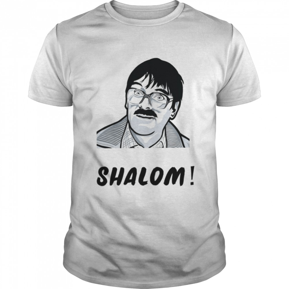 Shalom Jim From Friday Night Dinner Shit On It Funny S Neighbours Tv Show shirt Classic Men's T-shirt