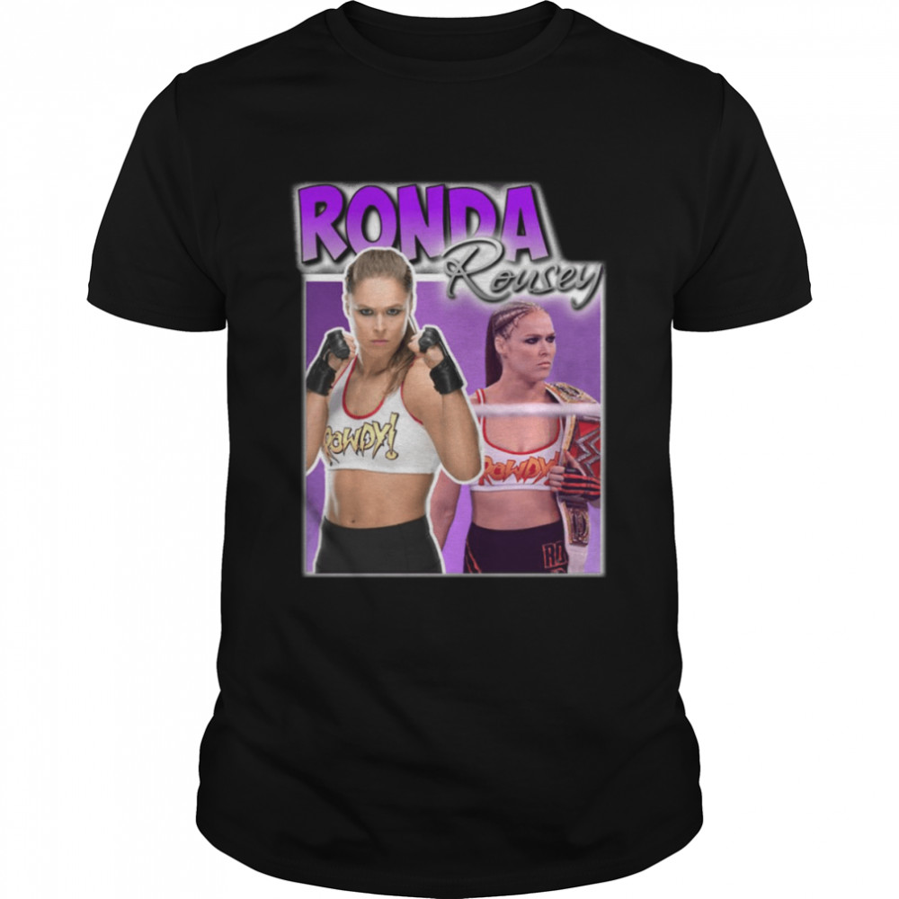 Wrestler Ronda Rousey Retro shirt Classic Men's T-shirt