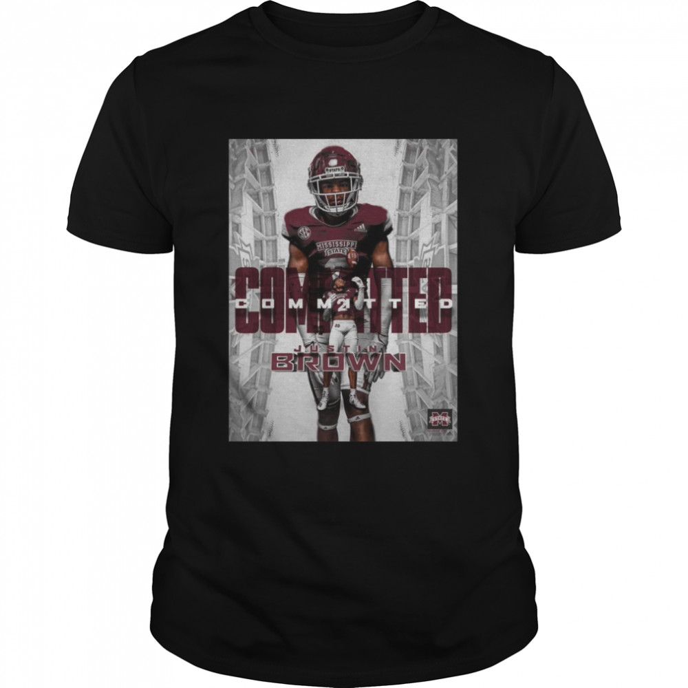 Justin Brown Mississippi State Committed shirt