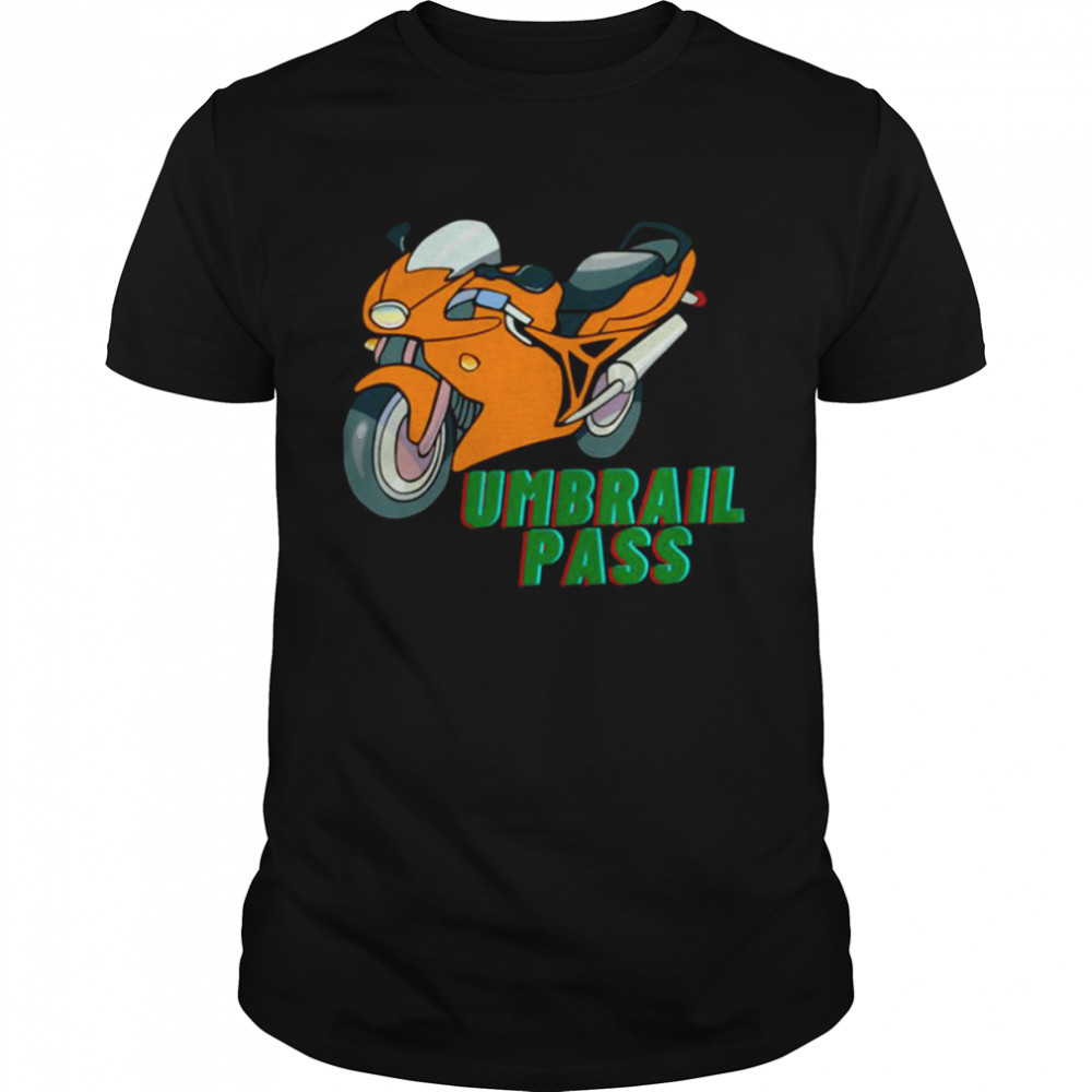 Motorbike Art Umbrail Pass shirt Classic Men's T-shirt