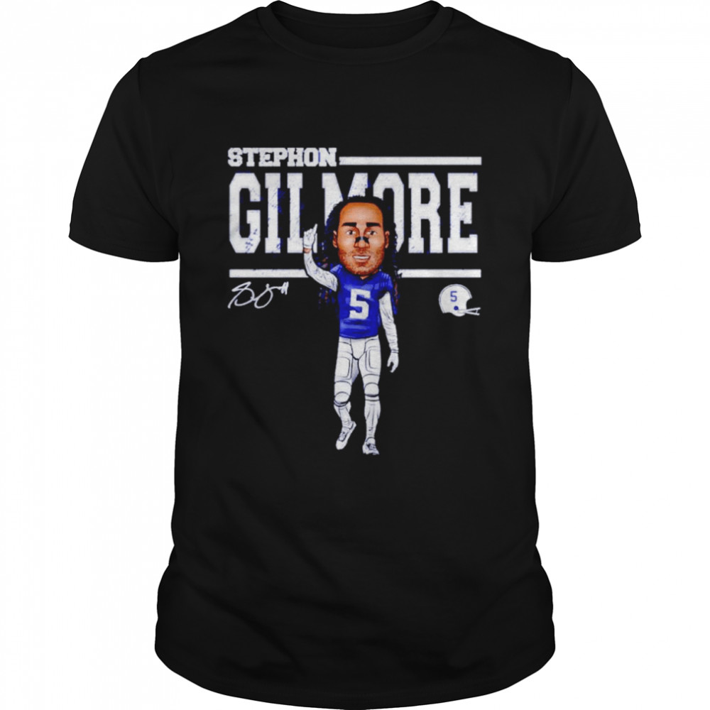 Stephon Gilmore Indianapolis Colts Cartoon signature shirt