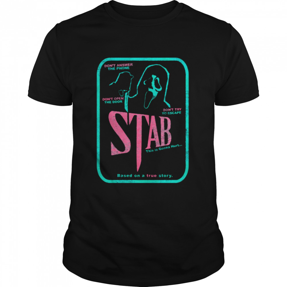 Stab Ghostface Vintage Style Horror shirt