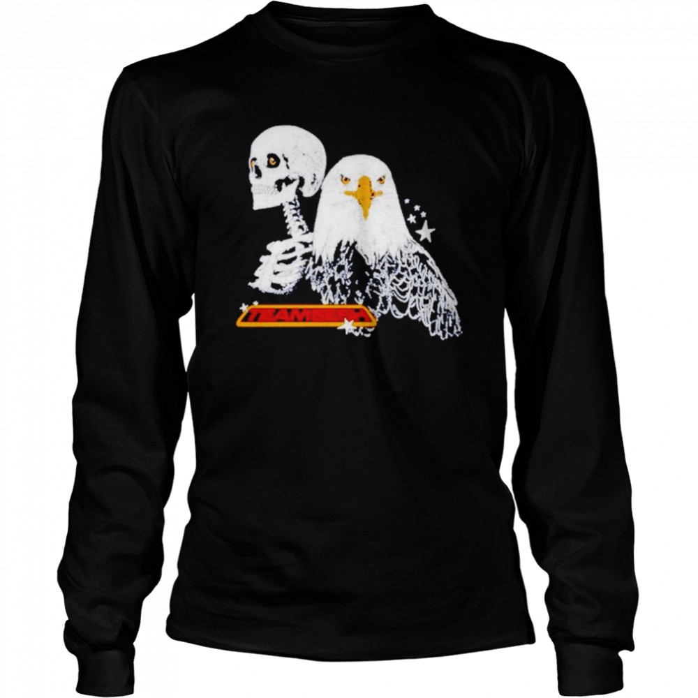 Team sesh eagle and skeleton shirt Long Sleeved T-shirt