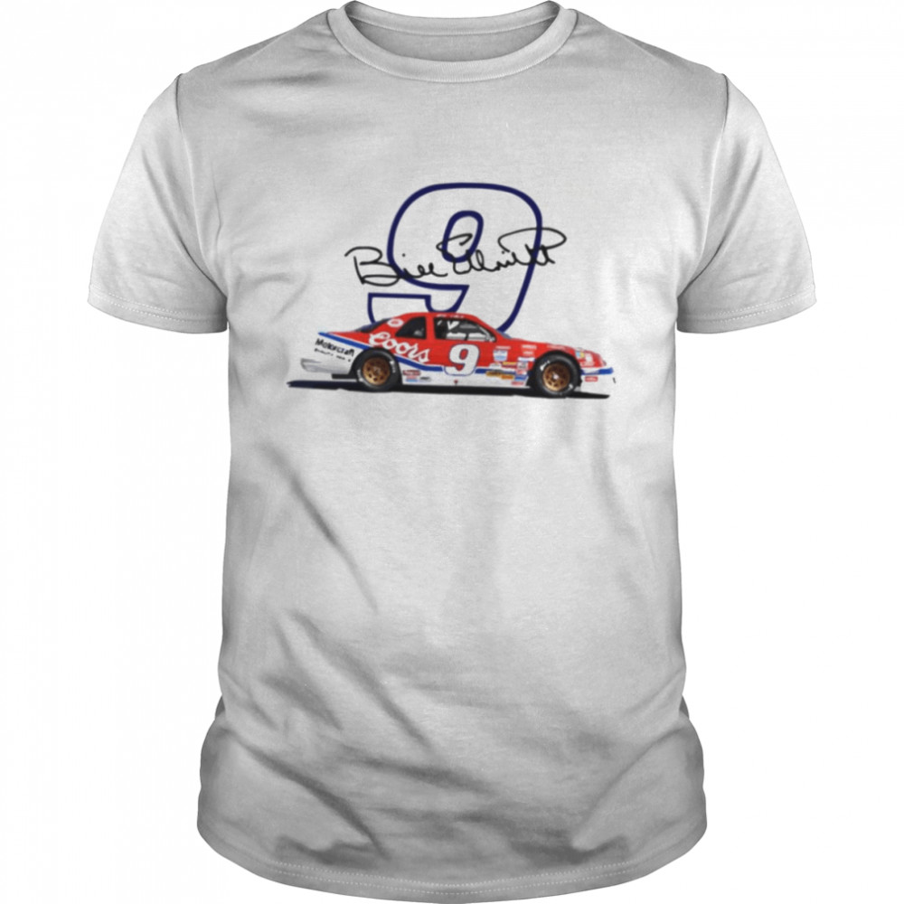 1988 Winston Cup 9 Stock Car Retro Nascar Car Racing Bill Elliott shirt
