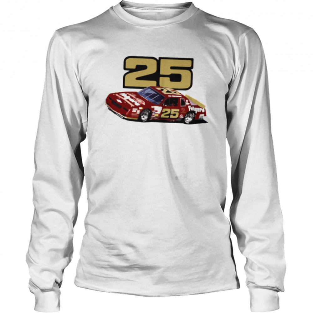 25 Retro Nascar Car Racing Tim Richmond shirt Long Sleeved T-shirt