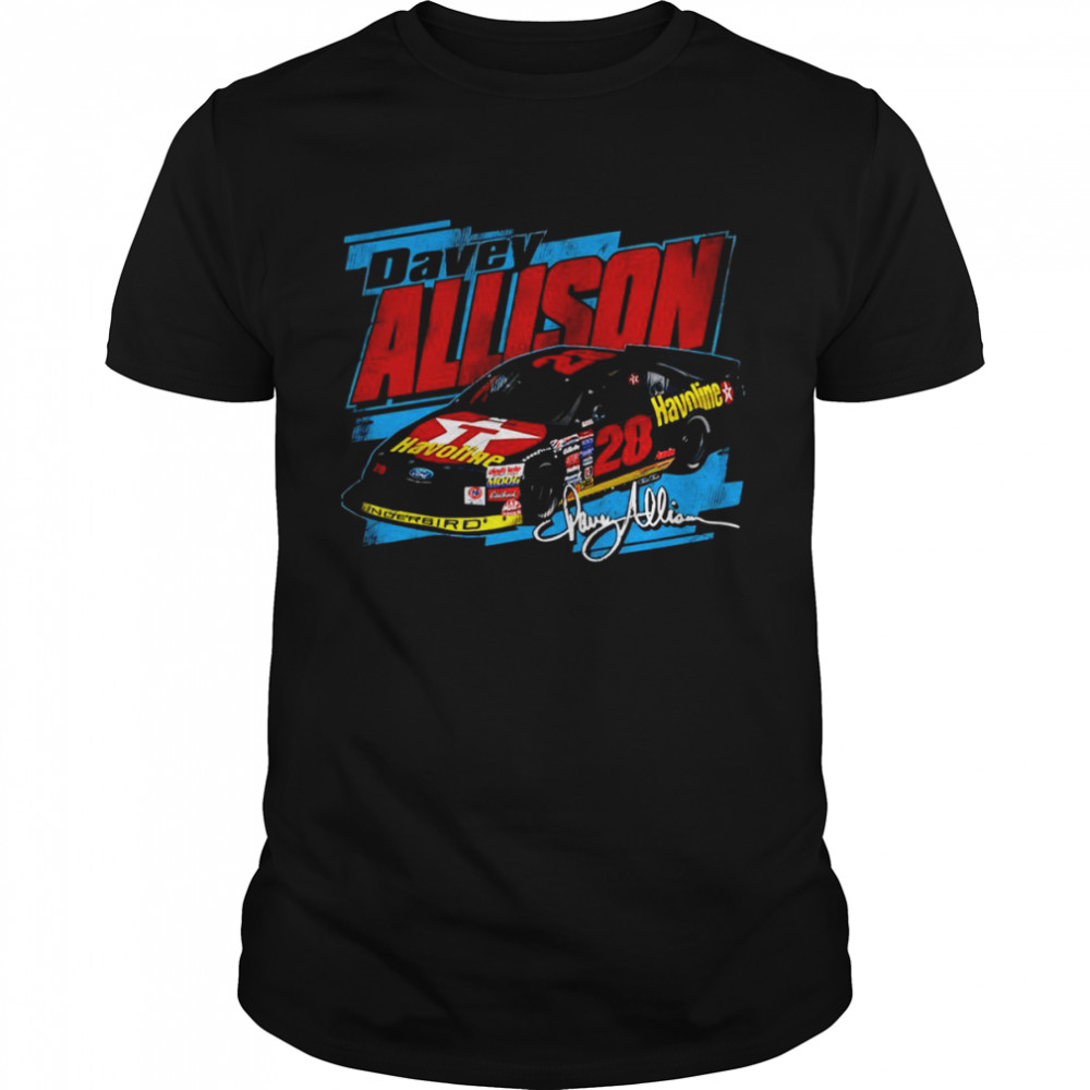 Cadine Davey Allison Fanatics Black Havoline Throwback Amazing Idea Retro Nascar Car Racing shirt