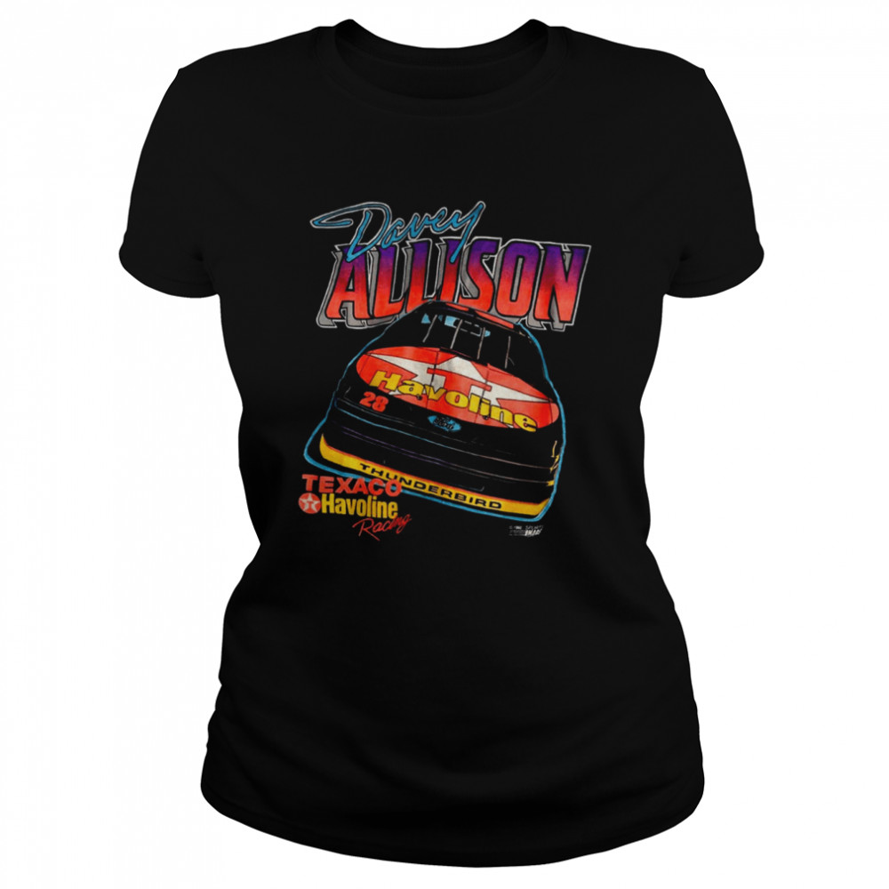 Davey Allison Retro Nascar Car Racing shirt Classic Women's T-shirt