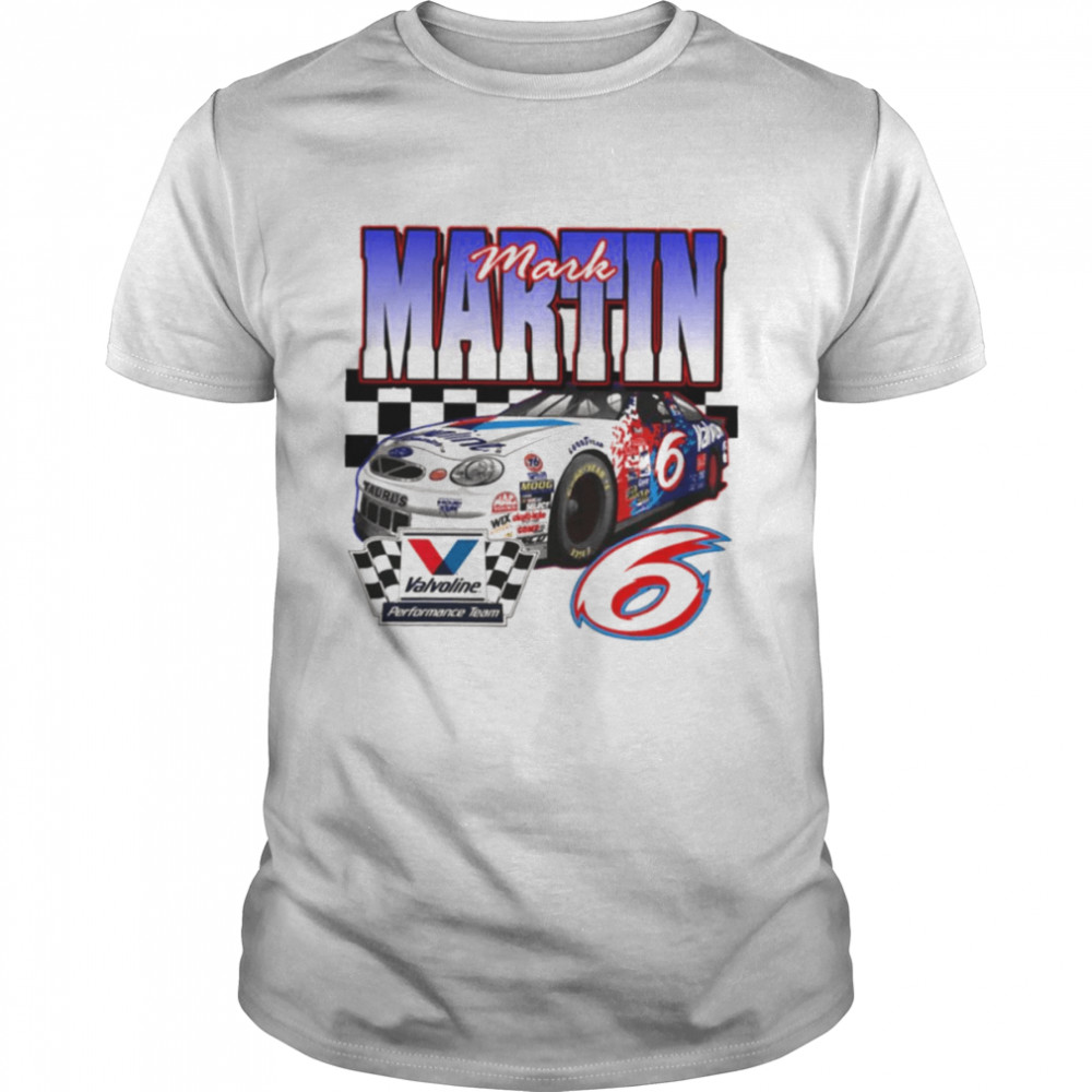 Design Retro Nascar Car Racing Mark Martin shirt Classic Men's T-shirt