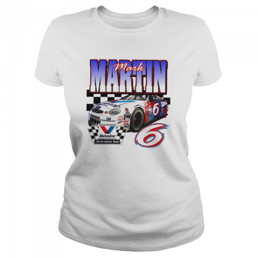 Design Retro Nascar Car Racing Mark Martin shirt Classic Women's T-shirt