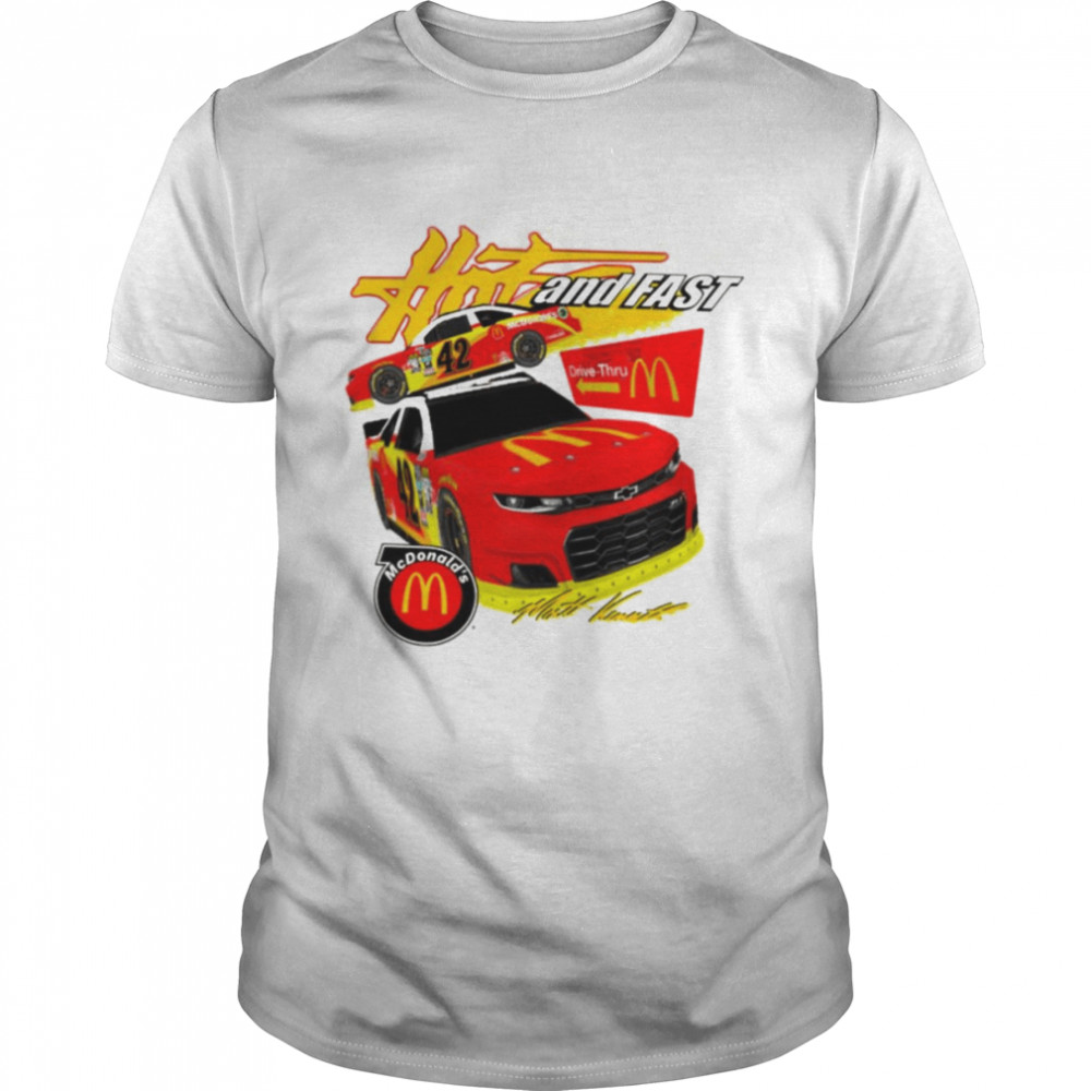Drive Thru Crew Retro Nascar Car Racing Matt Kenseth shirt Classic Men's T-shirt