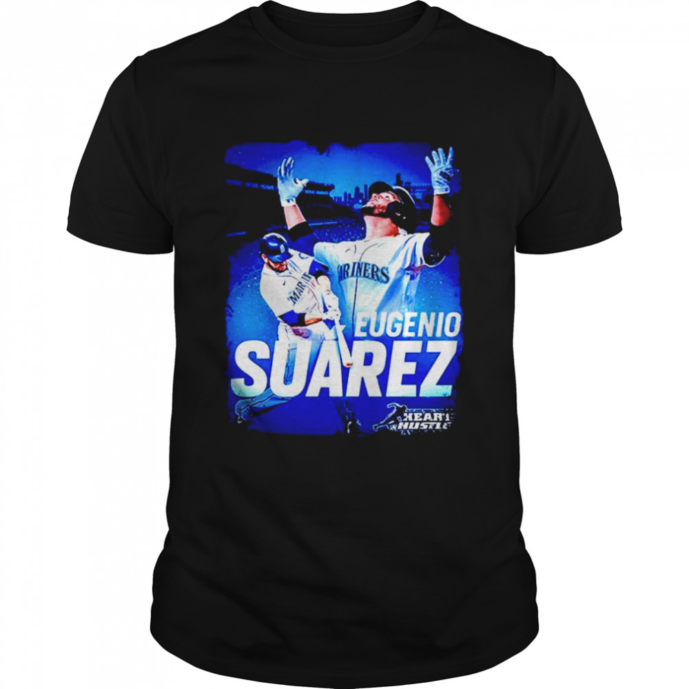 Eugenio Suárez Seattle Mariners 2022 heart and hustle award shirt