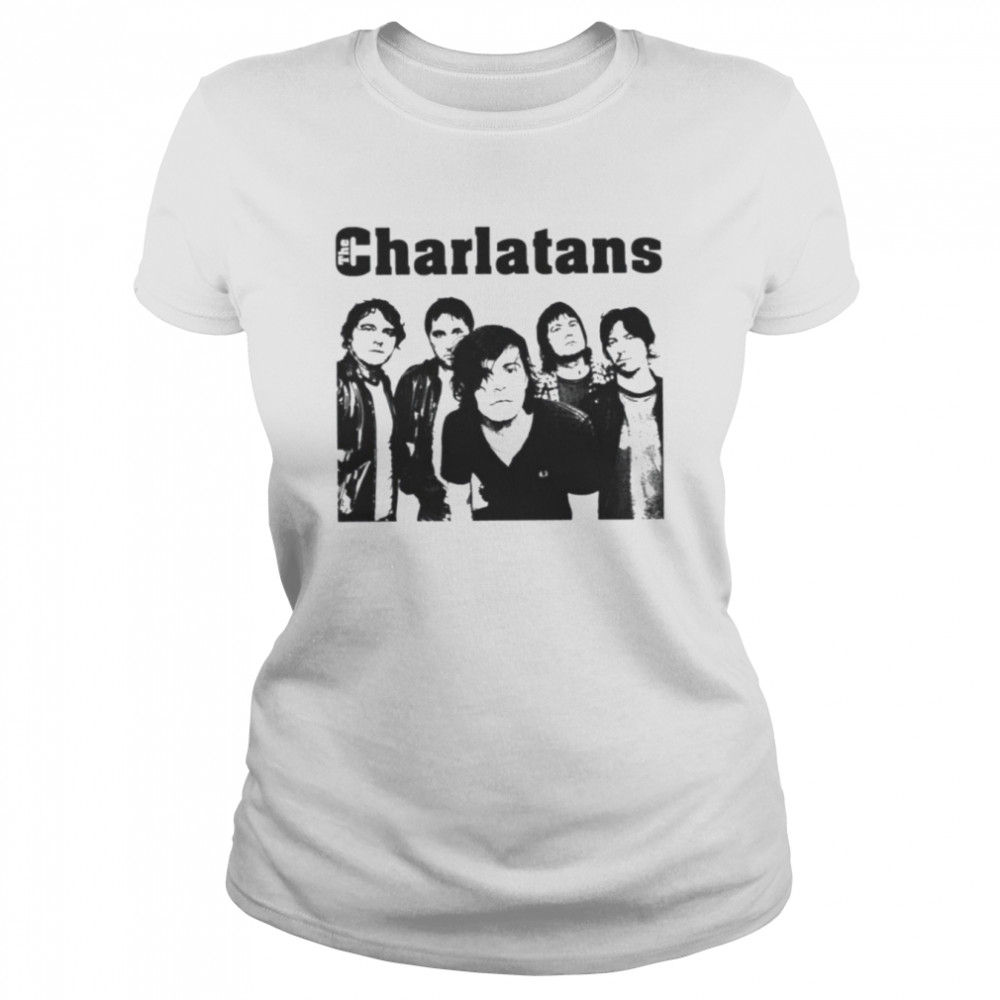 Fanart 90s Music Band The Charlantans The Charlatans shirt Classic Women's T-shirt