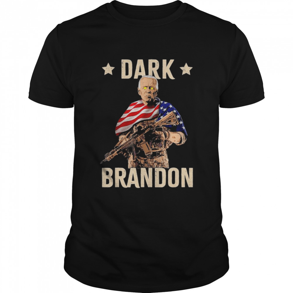 Joe Dark Brandon USA Flag Dark Brandon Democrat T-Shirt