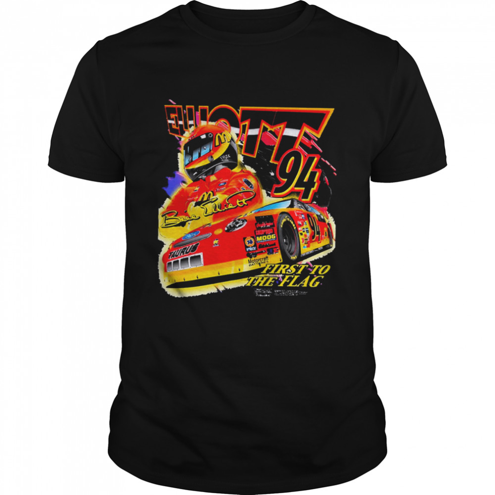 Retro Nascar Car Racing Bill Elliott shirt