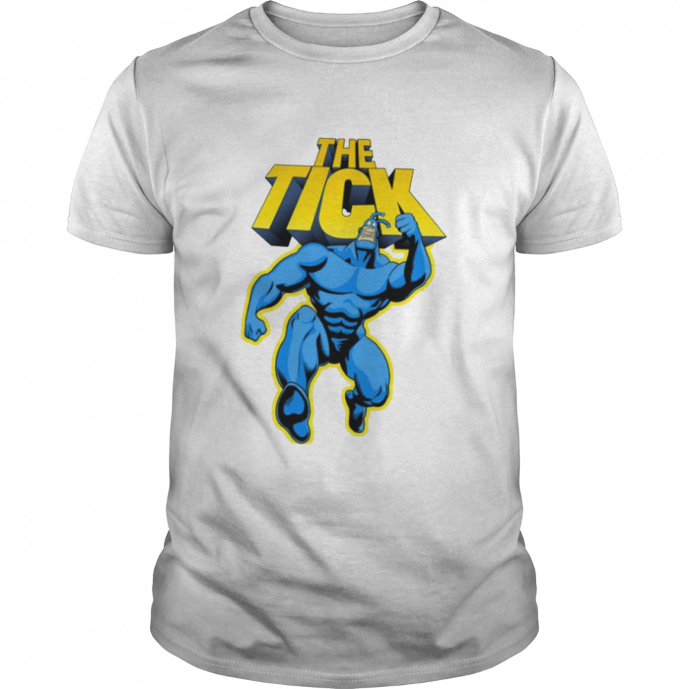 Superhero Parody Character With Logotype 1994 Tv Series The Tick shirt
