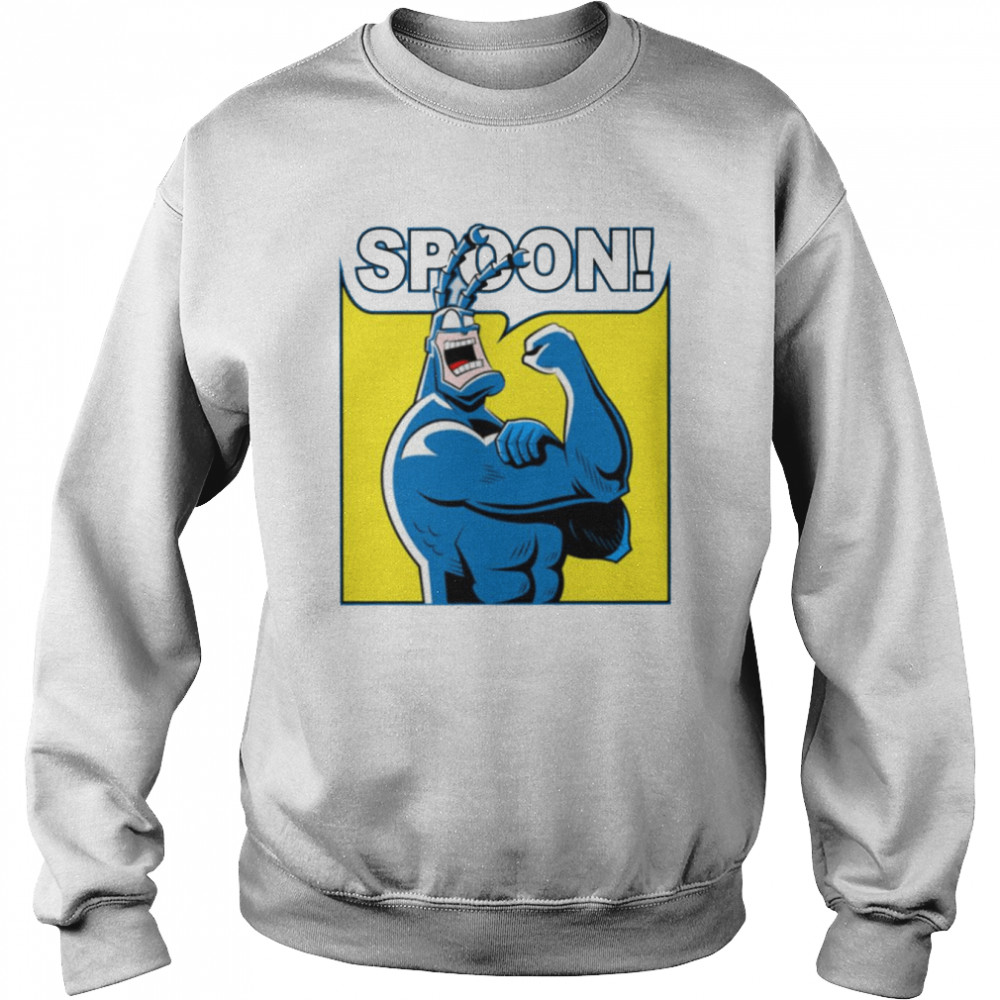 Superhero The Weird Guy Spoon The Tick shirt Unisex Sweatshirt