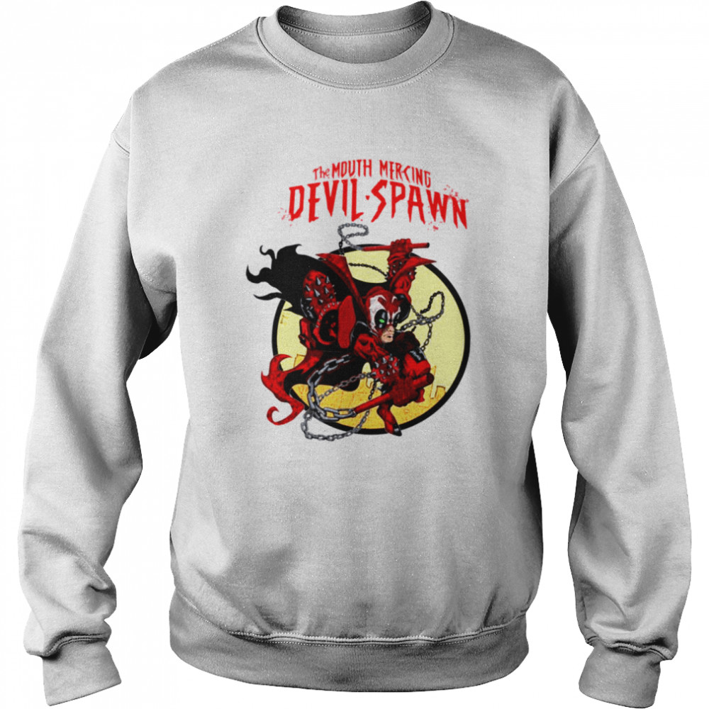 The Mouth Mercing Devil Hell Spawn shirt Unisex Sweatshirt