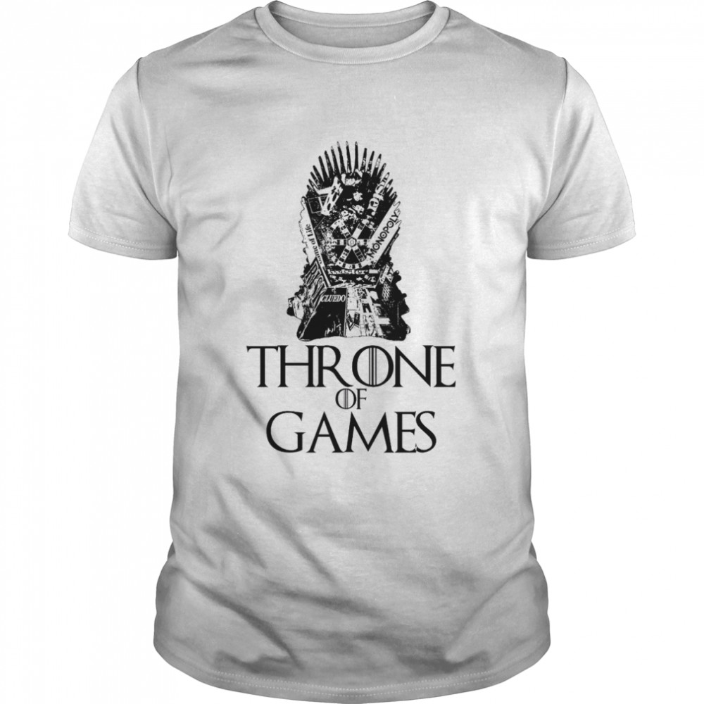 Throne Of Games Fantasy Board Game Tee shirt Classic Men's T-shirt