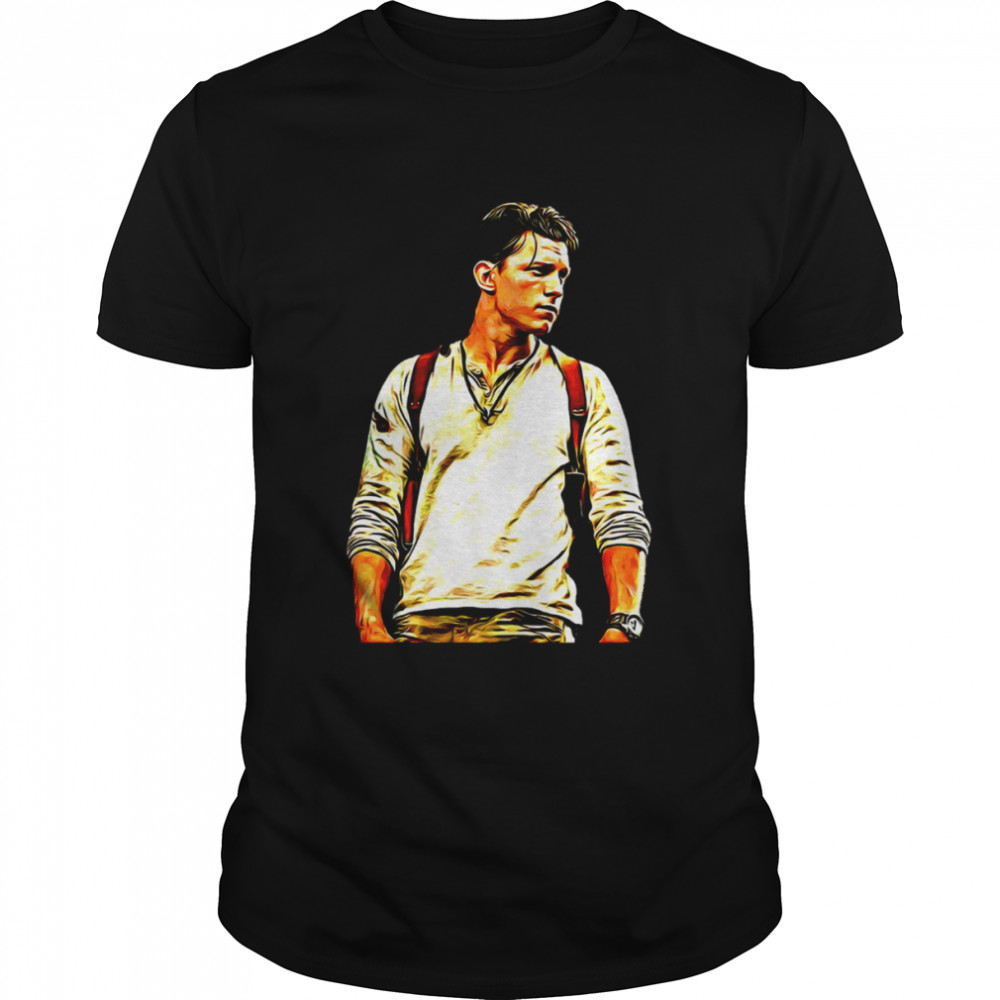 Tom Holland In Uncharted Movie Graphic shirt Classic Men's T-shirt