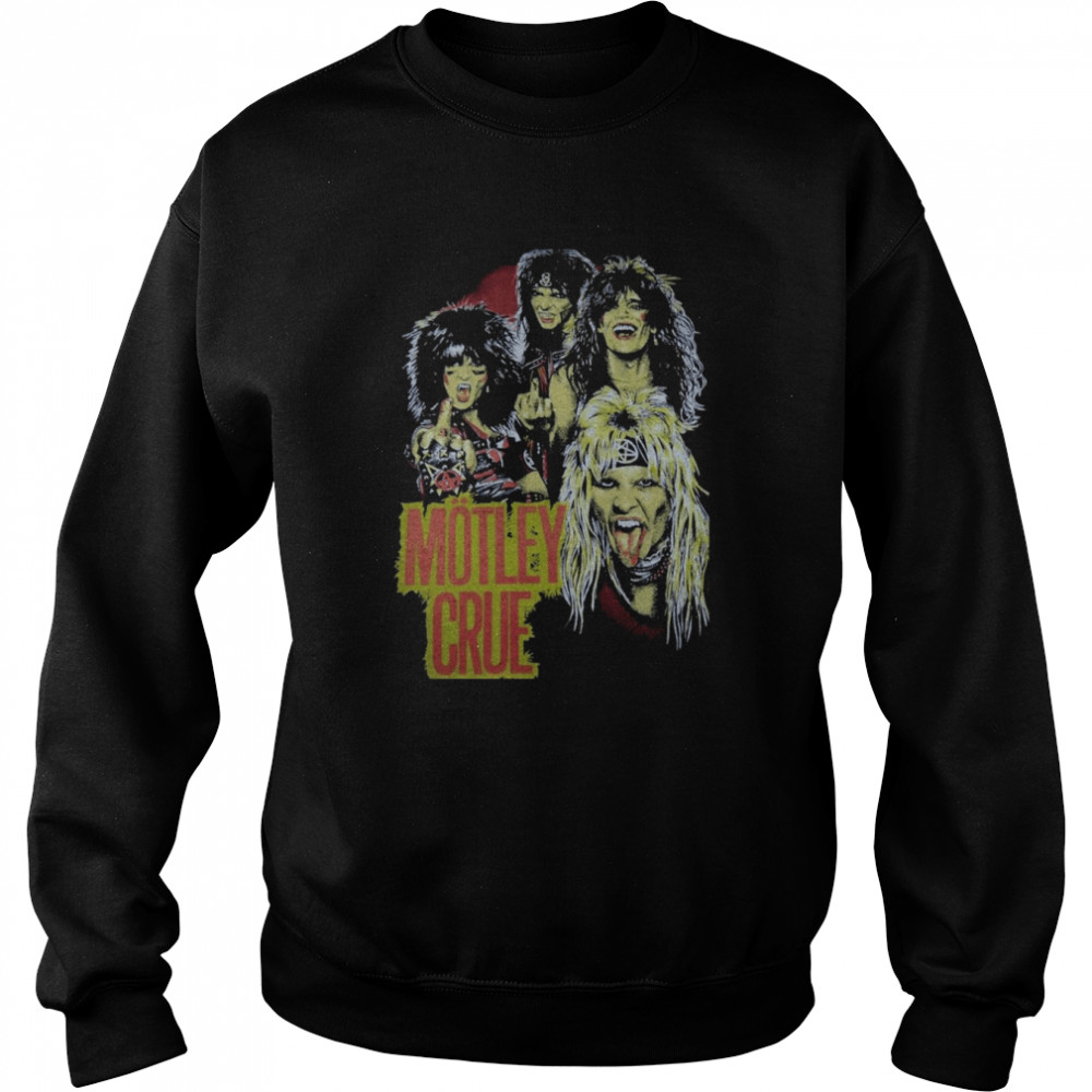 Tommy Nicki Mick Vince Motley Crue Vintage shirt Unisex Sweatshirt