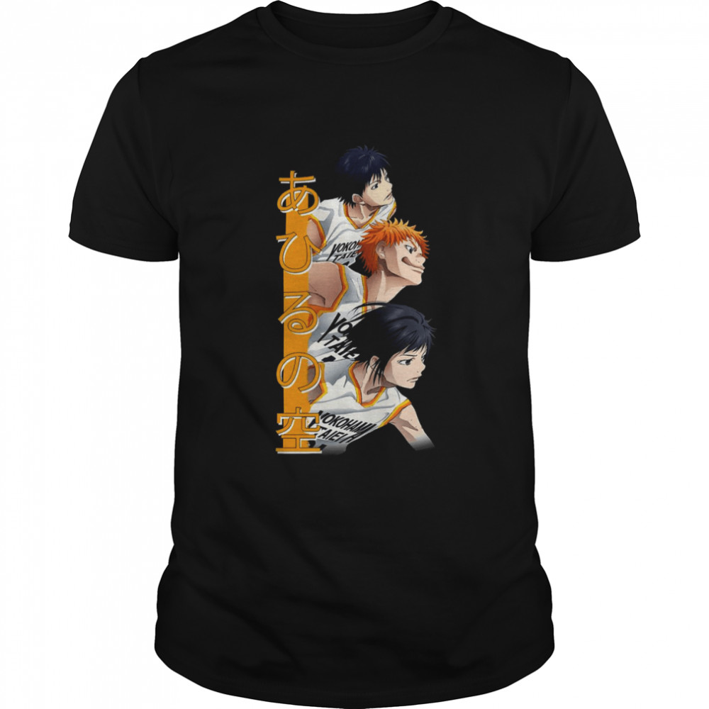 Triple Team Ahiru No Sora Anime shirt Classic Men's T-shirt