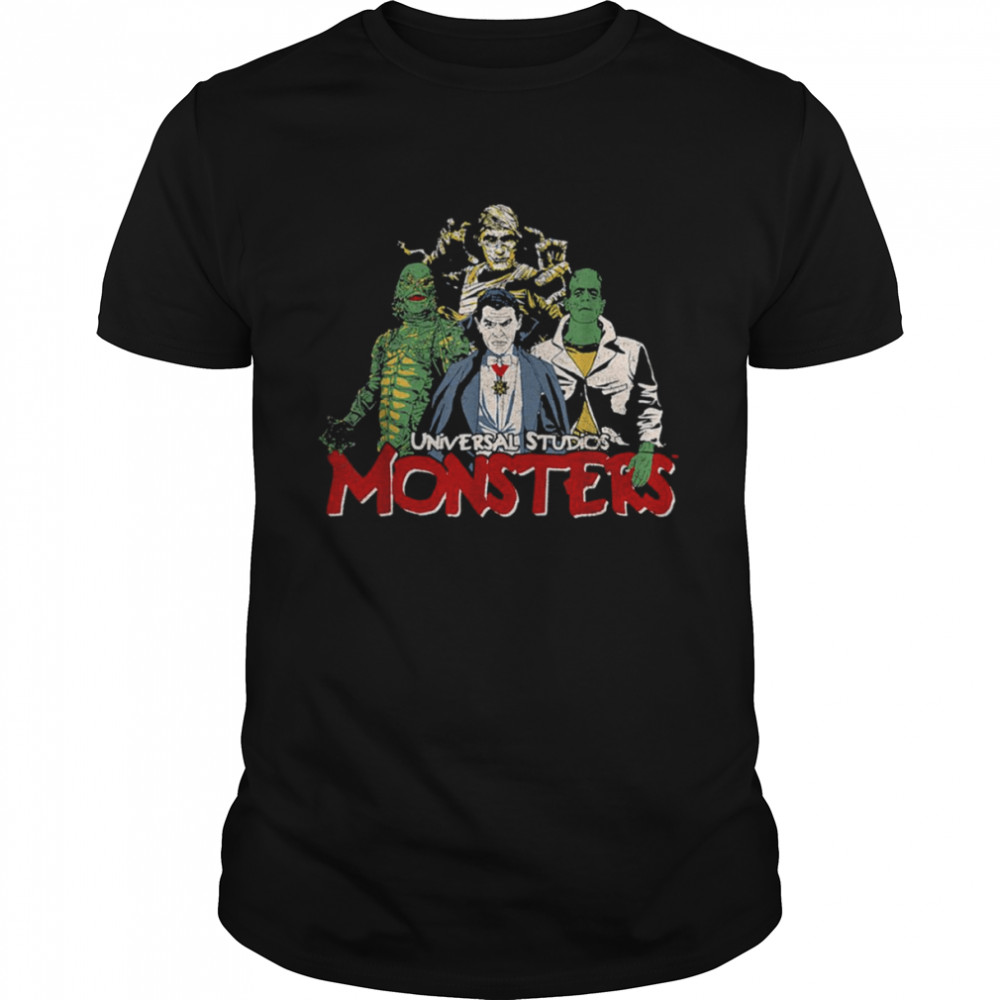 Universal Studios Monsters Vintage Group Shot shirt