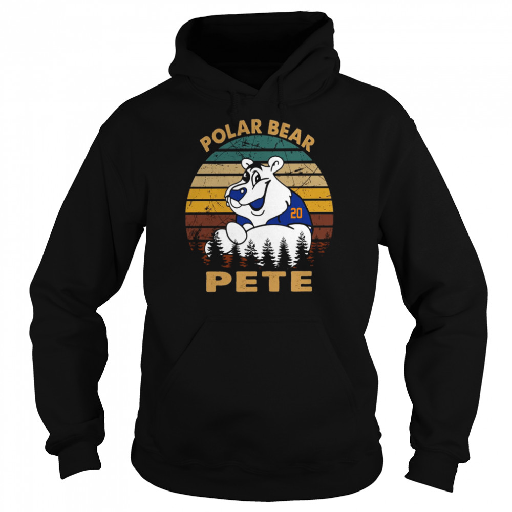 Vintage Pete Alonso Apparel Funny Polar Bear shirt Unisex Hoodie