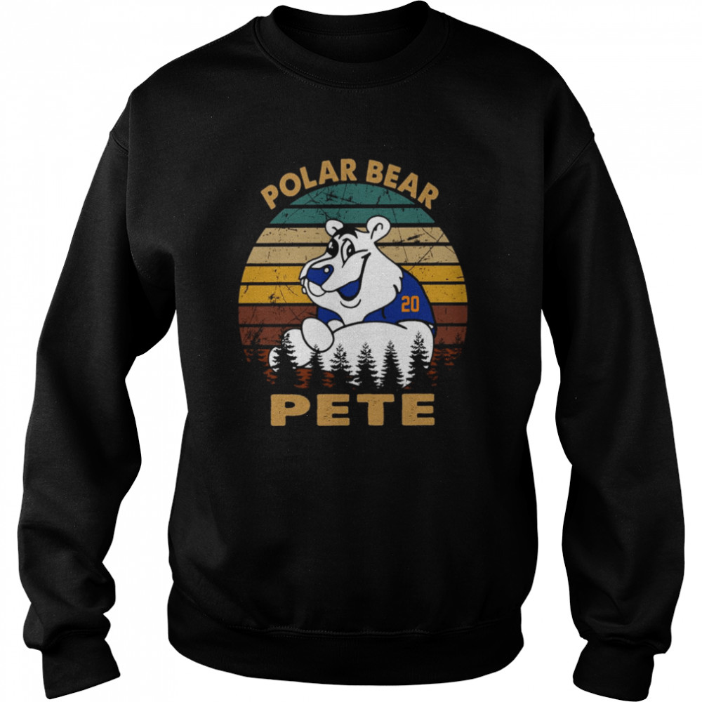 Vintage Pete Alonso Apparel Funny Polar Bear shirt Unisex Sweatshirt