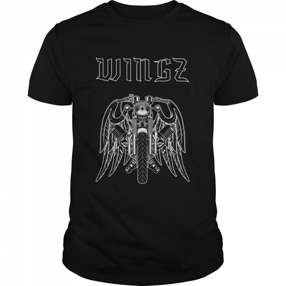 Wingz Café Racer Motorcycle shirt Classic Men's T-shirt
