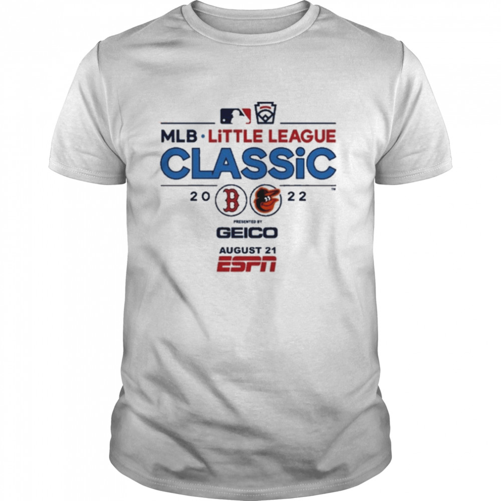 Boston Red Sox and Baltimore Orioles 2022 MLB Little League Classic Shirt