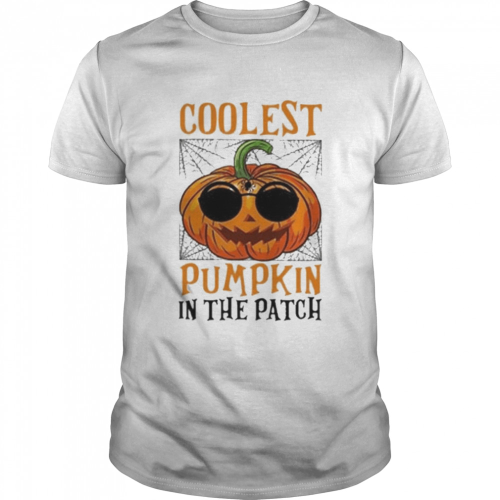 Coolest Pumpkin In the Patch Halloween  Classic Men's T-shirt