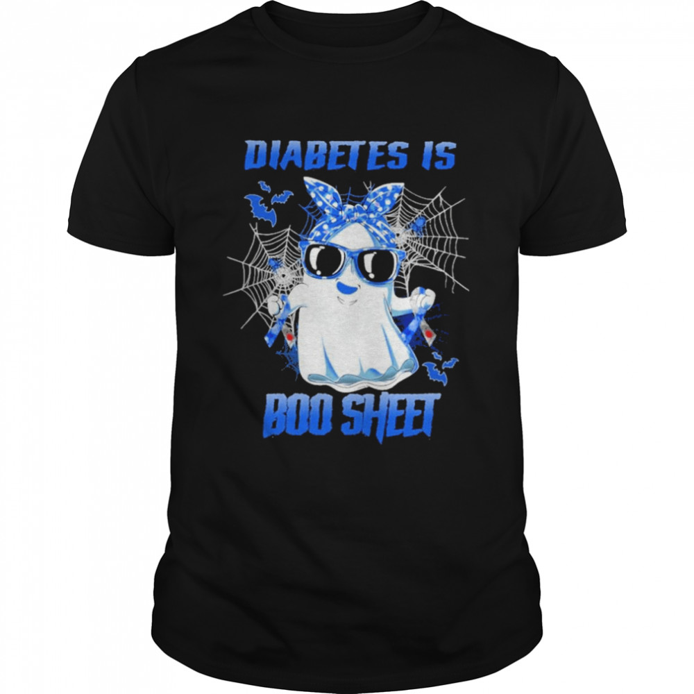 Diabetes is Boo sheet Happy Halloween shirt Classic Men's T-shirt